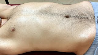 ASMR Deep Relaxing Belly Massage & Gentle Navel Cleansing Therapy | POV Male Body Relaxation