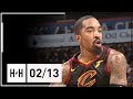 JR Smith Full Highlights Cavaliers vs Thunder (2018.02.13) - 18 Points!