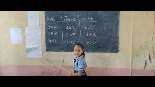 ત્રણ અંકની સંખ્યા  #school#gujaratgovernment#primaryschool#balvatika#std3@mathsmasti#video#youtube