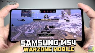 Samsung Galaxy M54 test game Call of Duty Warzone Mobile Update 2024 | Exynos 13