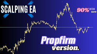 Scalping EA || Propfirm Version || 90% Win Rate (forward test) || Full Code Shared