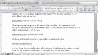 Objective C Tutorials 45 Alloc and Init Methods of a Class