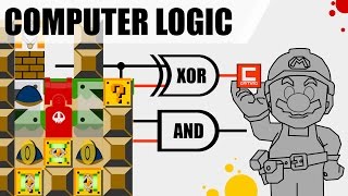 Logic Gates, Computer Logic and Calculators in Super Mario Maker !