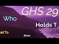 GHS 29 - I Know Who Holds Tomorrow