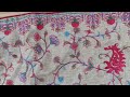 beautiful kashmiri work saree aarushisilks kashmirisaree worksaree newdesign comfortable