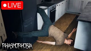 Trying To SURVIVE With Friends | Phasmophobia LIVE
