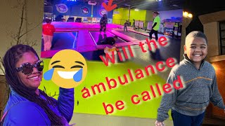 First time visiting urban air| will the ambulance be called?🧐🧐🤨