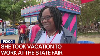 Dallas County worker takes vacation time to work second job at State Fair of Texas