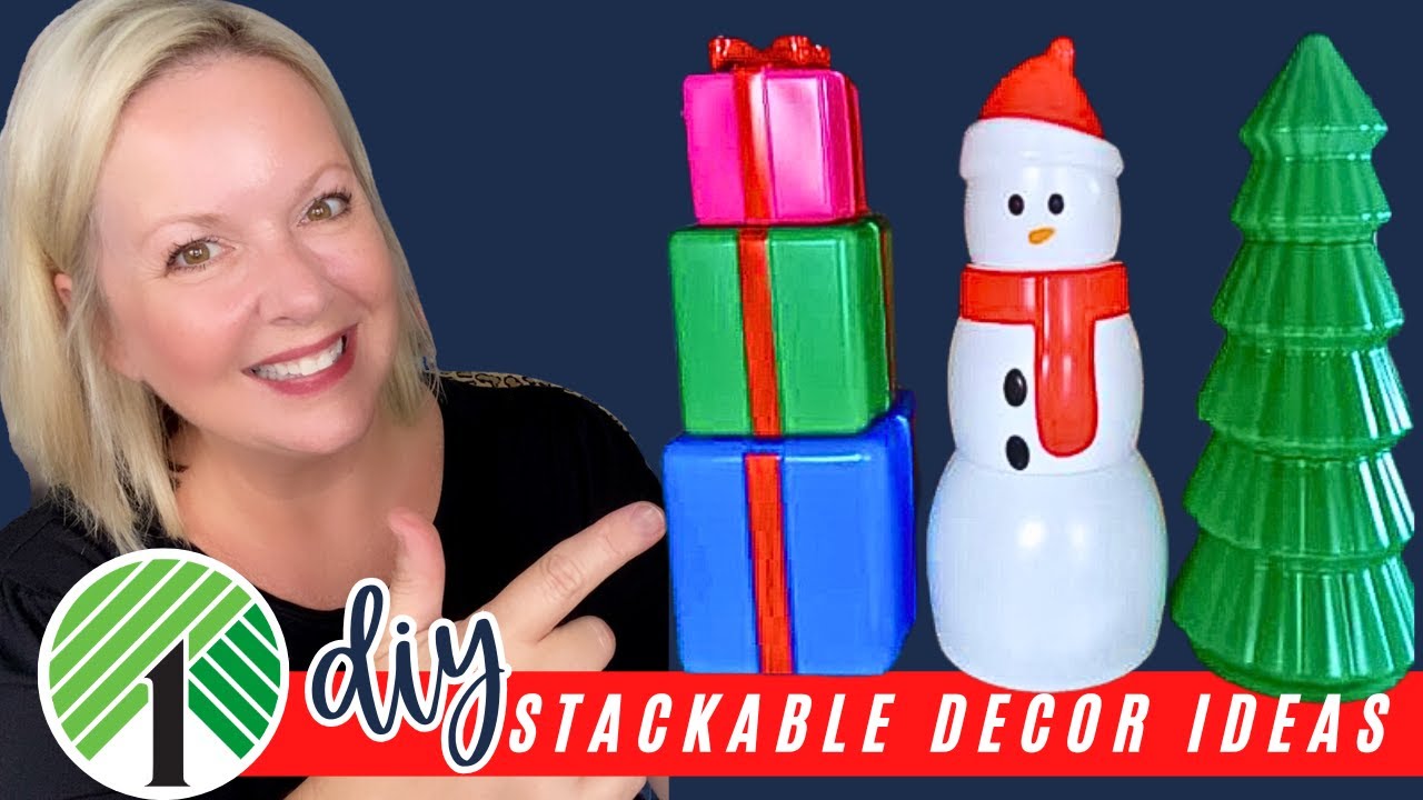 13 Creative Ideas For Dollar Tree Stackable Christmas Decor You Ll Want