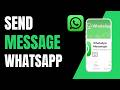 How to send messages in whatsapp without saving number