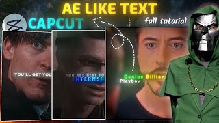 AE Like Glow Text in CapCut | Full Tutorial 🔥 (Easy & Smooth) #capcuttutorial #edit
