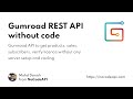 Setup Gumroad API without code