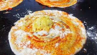 Delicious Ghee Kaaram Dosa | Rayalaseema Special Panchakattu Dosa | Yummy masala Dosa in Hyderabad