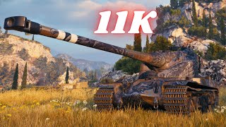 AMX 50 B 11K Damage 7 Kills \u0026  T110E5 - 10K Damage World of Tanks