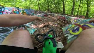 Riding PlasmaCar Down Abandoned Waterslide !