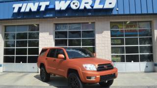 Toyota 4Runner Matte Metallic Blaze Orange Vinyl Wrap