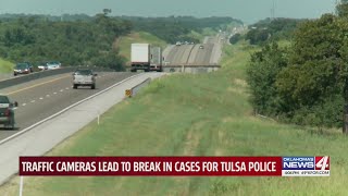 Traffic cameras lead to break in cases for Tulsa police