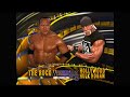 Story of The Rock vs. Hulk Hogan | WrestleMania 18