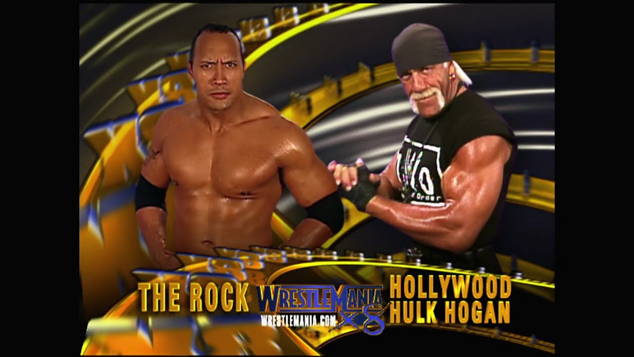 Story Of The Rock Vs. Hulk Hogan | WrestleMania 18 - YouTube