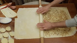 Dürüm Baklava Nasıl Yapılır | El Açması Baklava Tarifi | Kaymaklı Baklava