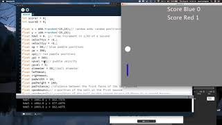 Processing_12 Bounce, A Pong game in Processing
