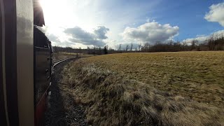 🚂🌲☀️99 7243 zwischen Osterteich und Sternhaus Haferfeld / Ramberg (25.02.2025) ☀️🌲🚂