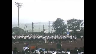 下の娘（中３）体育祭　応援合戦白組　大沢中－１３（津山雄次）081011