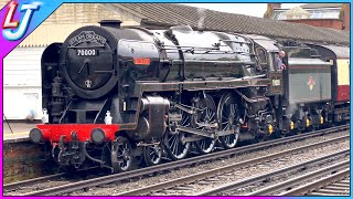 70000 Britannia \u0026 Class 50 at Eastleigh (30/11/2024)