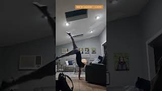 Timelapse, week 89 (12/29/24) - (1/4/25) #handbalancing #handstand #acrobatics #circus