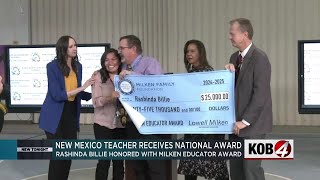 Kirtland Elementary School teacher receives Milken Educator Award