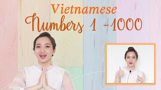 Vietnamese numbers 1- 1000 | Learn Vietnamese With Michelle P