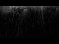 Rain fall black screen | Thunder Effect Black Background ⚡ | Rainfall effect black screen  ⛈⚡