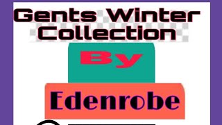 55% Discount 🎊🎊 at Edenrobe Gents Winter Wash and Wear                 # Gents  Winter Collection ..