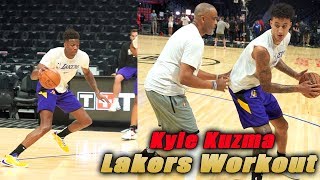 Los Angeles Lakers Workout with Kyle Kuzma 1 on 1