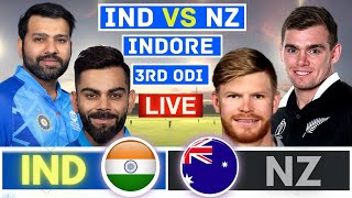 🔴Live: India vs New Zealand live | 3rd ODI | New Zealand vs India Live | Live Cricket Match Today