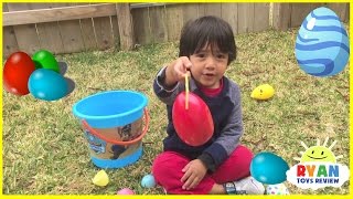 Easter Egg Hunt for Surprise Eggs and Kids Toys!