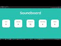 HTML, CSS & JavaScript - Simple Soundboard