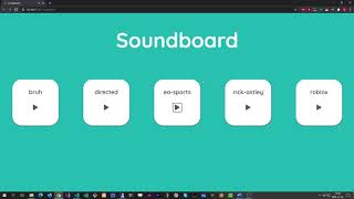HTML, CSS & JavaScript - Simple Soundboard