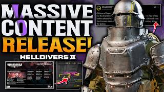 Helldivers 2 Devs Drop MASSIVE News!