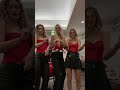 A Christmas themed TikTok from Cameron Brink and company