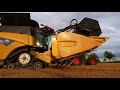 new holland cr 10.90 world s biggest combine 2017 4k