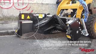 Simex T 300, wheel saw for fiber optics trenching