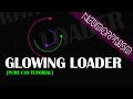 Neumorphism Glowing Loader Ring Animation || Pure CSS  neumorphism Animation Effects #neumorphism