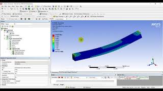 Ansys Workbench Tutorial - Cantilever Beam With Point Load (Static Ansys)
