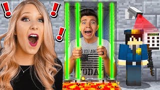 ESCAPE THE WORLD'S MOST SECURE MINECRAFT PRISON WITH MY WIFE! (MCPE)