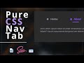 How to make CSS tabs with explain step by step?