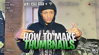 HOW TO MAKE THUMBNAILS ON IPHONE 2021 !!