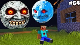 i Found Scary LUNAR MOON 😱 in Minecraft | ( Part-65) |