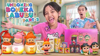 LEIKA UNBOXED LABUBU BANGKOK SOUVENIRS AGAIN! 😍 FUNNY KIDS REACTION