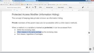 Java Programming 1 - Inheritance Part 2/2